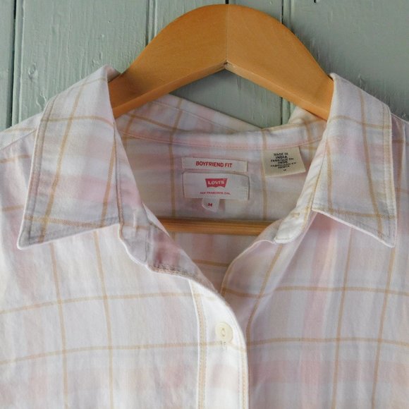 🪵🦔 Pink // White Plaid Shirt 🦔 - Picture 8 of 16